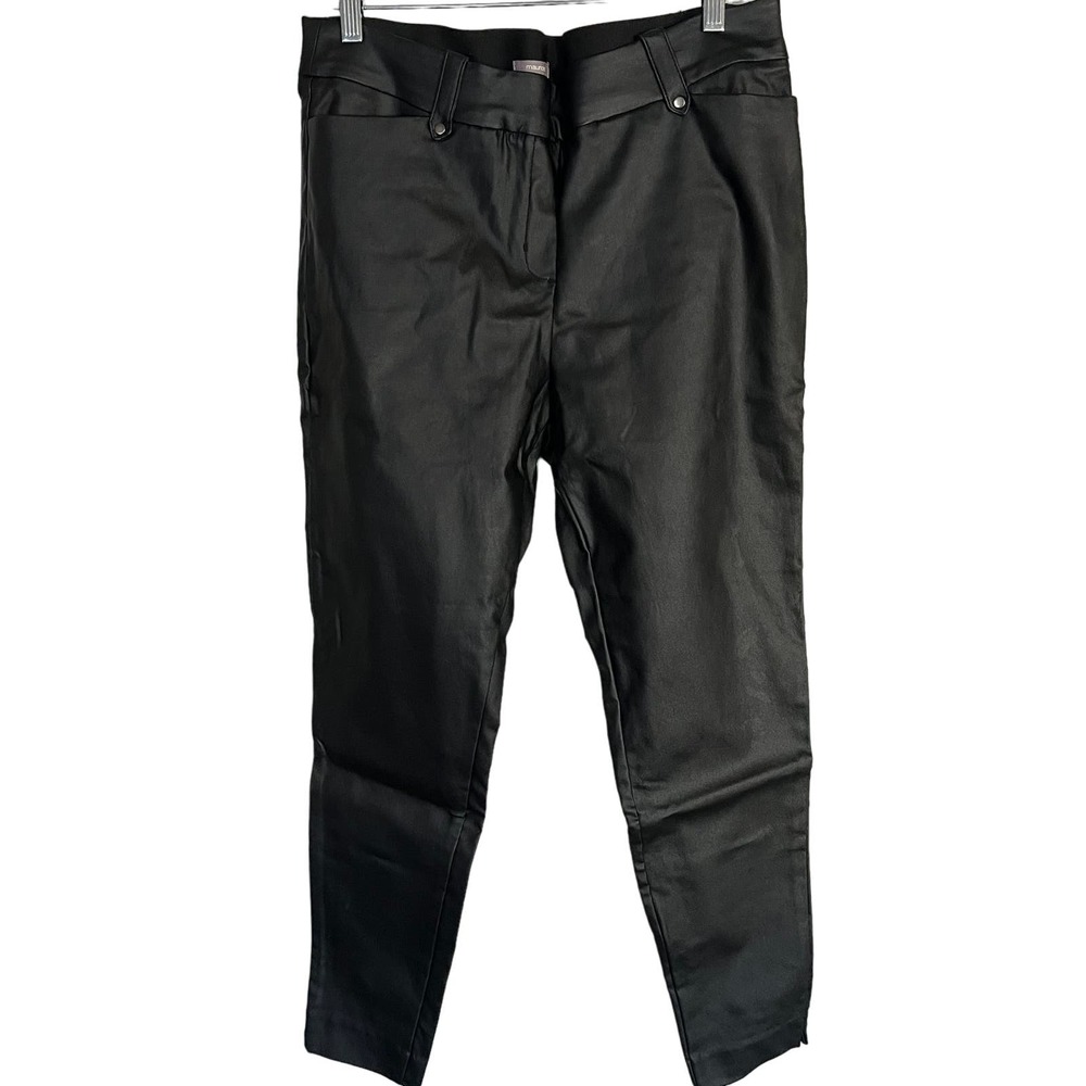 Maurices Women's Faux Leather Leggings Size Large Black